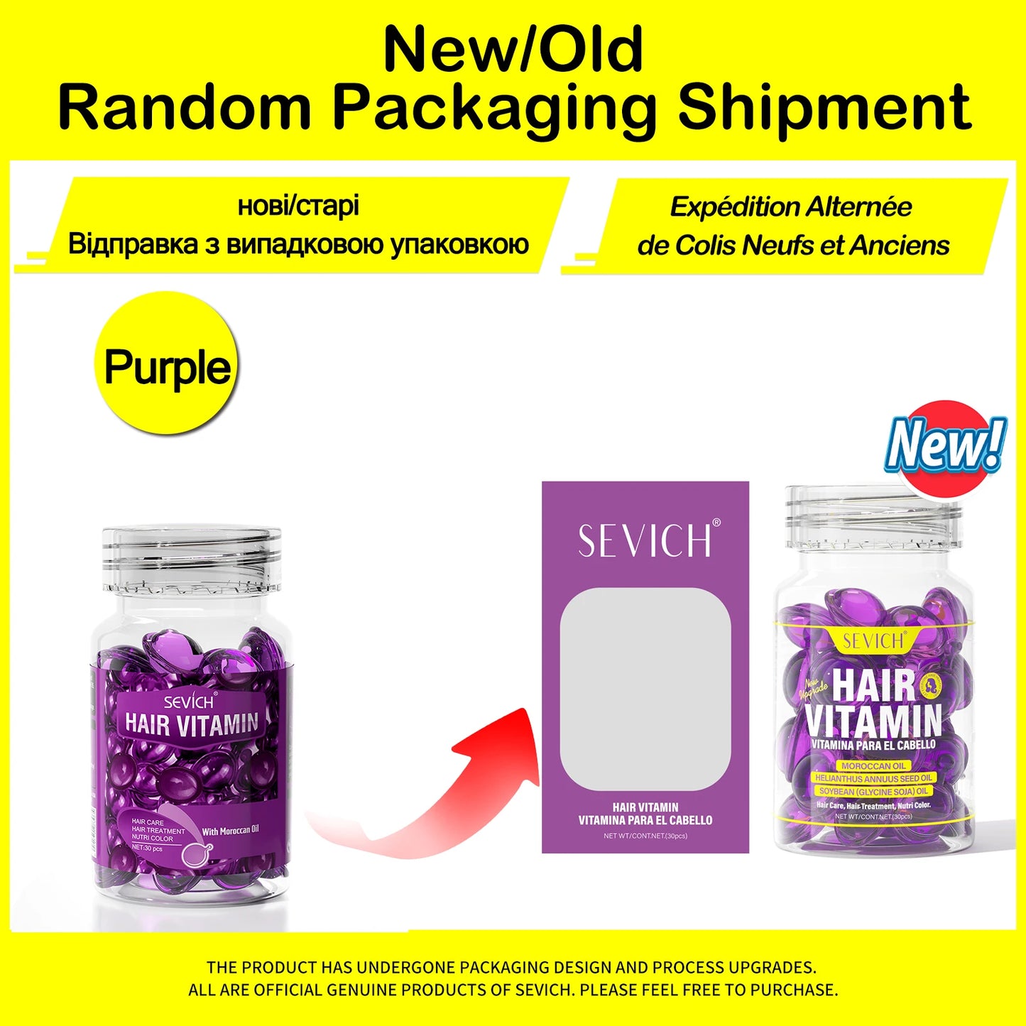 Sevich HairGlow™ Vitamin Capsules — Beauty & Health Hair Care Product