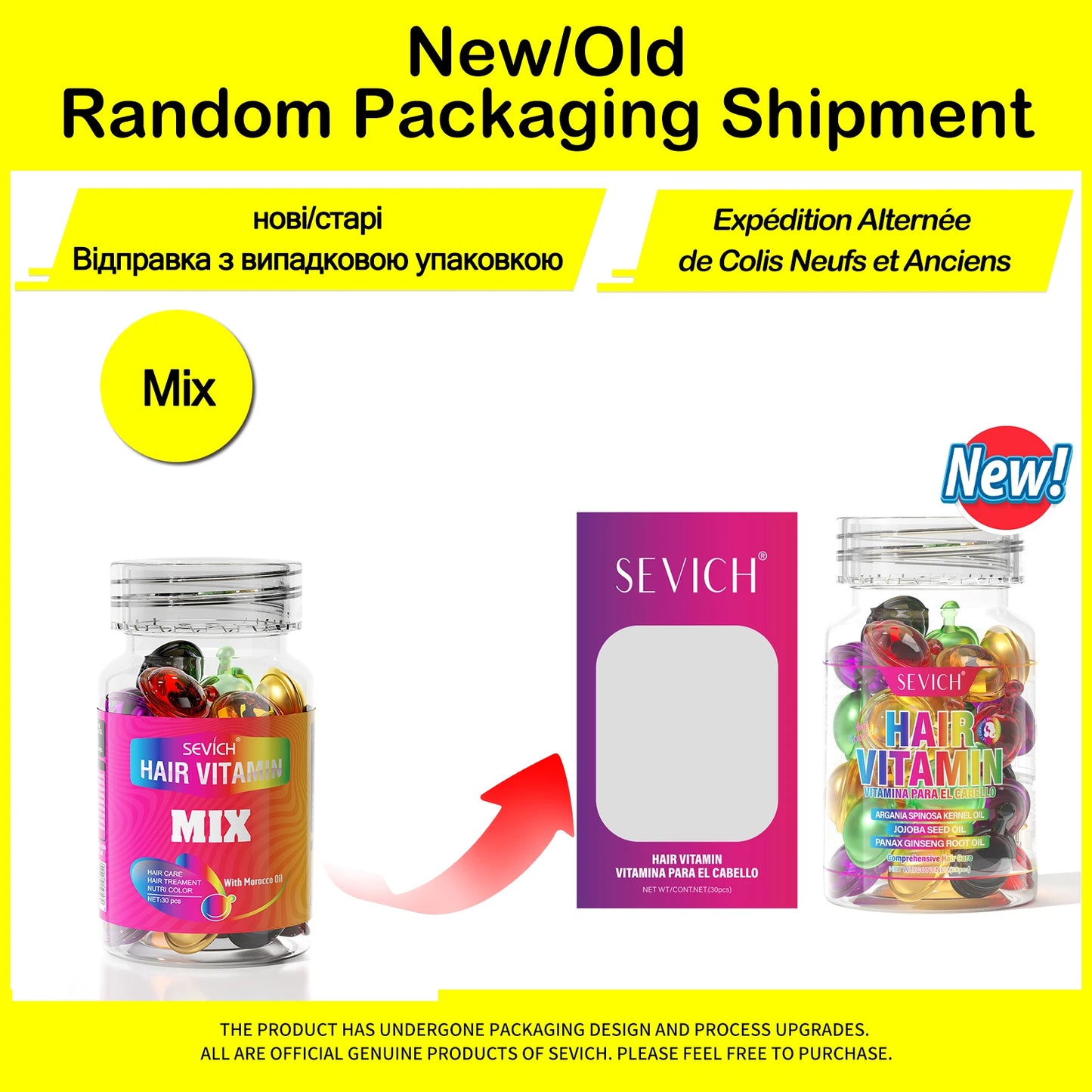 Sevich HairGlow™ Vitamin Capsules — Beauty & Health Hair Care Product