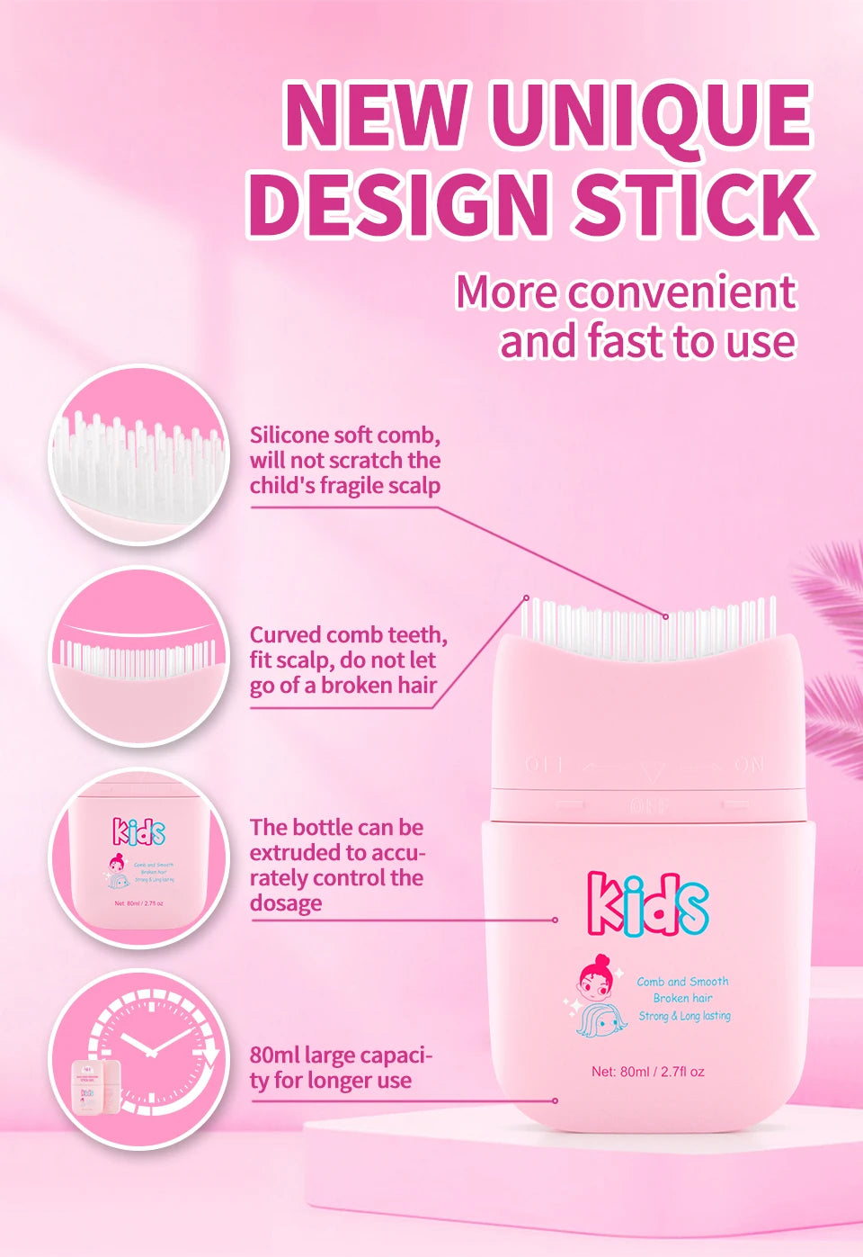 Sevich SleekFix™ Hair Wax Stick — Professional Non-Greasy Styling Wax for Smooth & Defined Hair