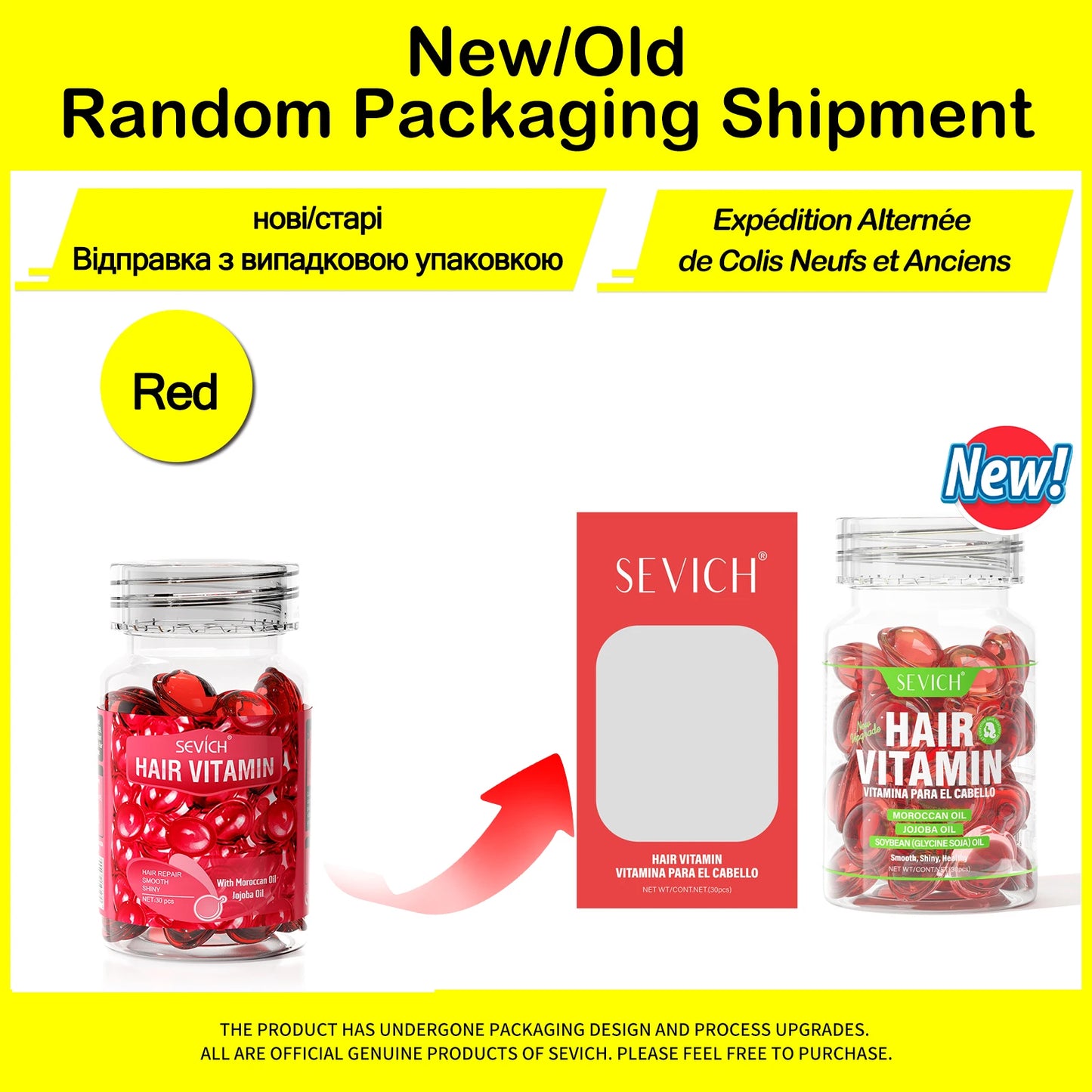 Sevich HairGlow™ Vitamin Capsules — Beauty & Health Hair Care Product