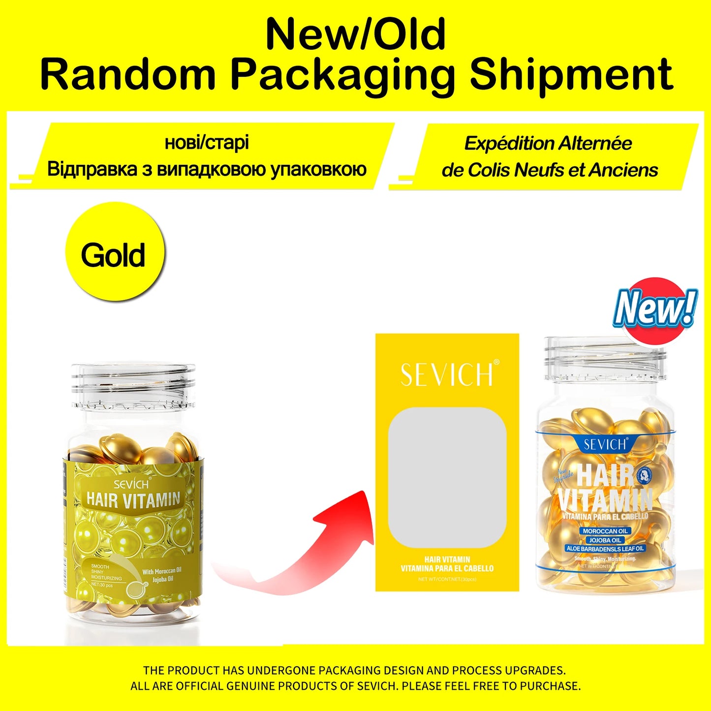 Sevich HairGlow™ Vitamin Capsules — Beauty & Health Hair Care Product