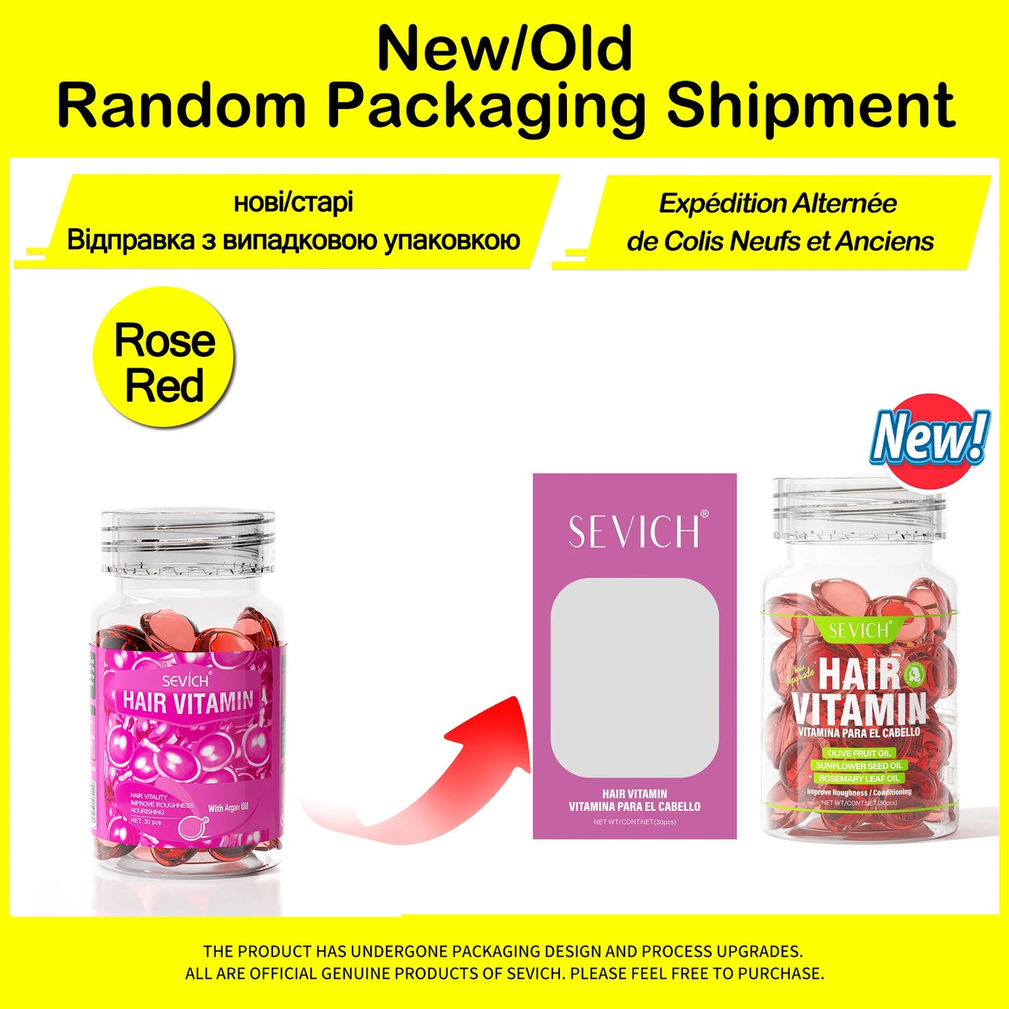 Sevich HairGlow™ Vitamin Capsules — Beauty & Health Hair Care Product