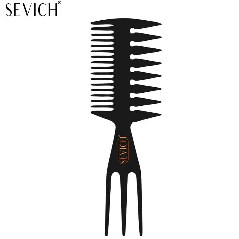Sevich ProStyler™ — Dual-Side Anti-Static Carbon Comb with Tail Handle