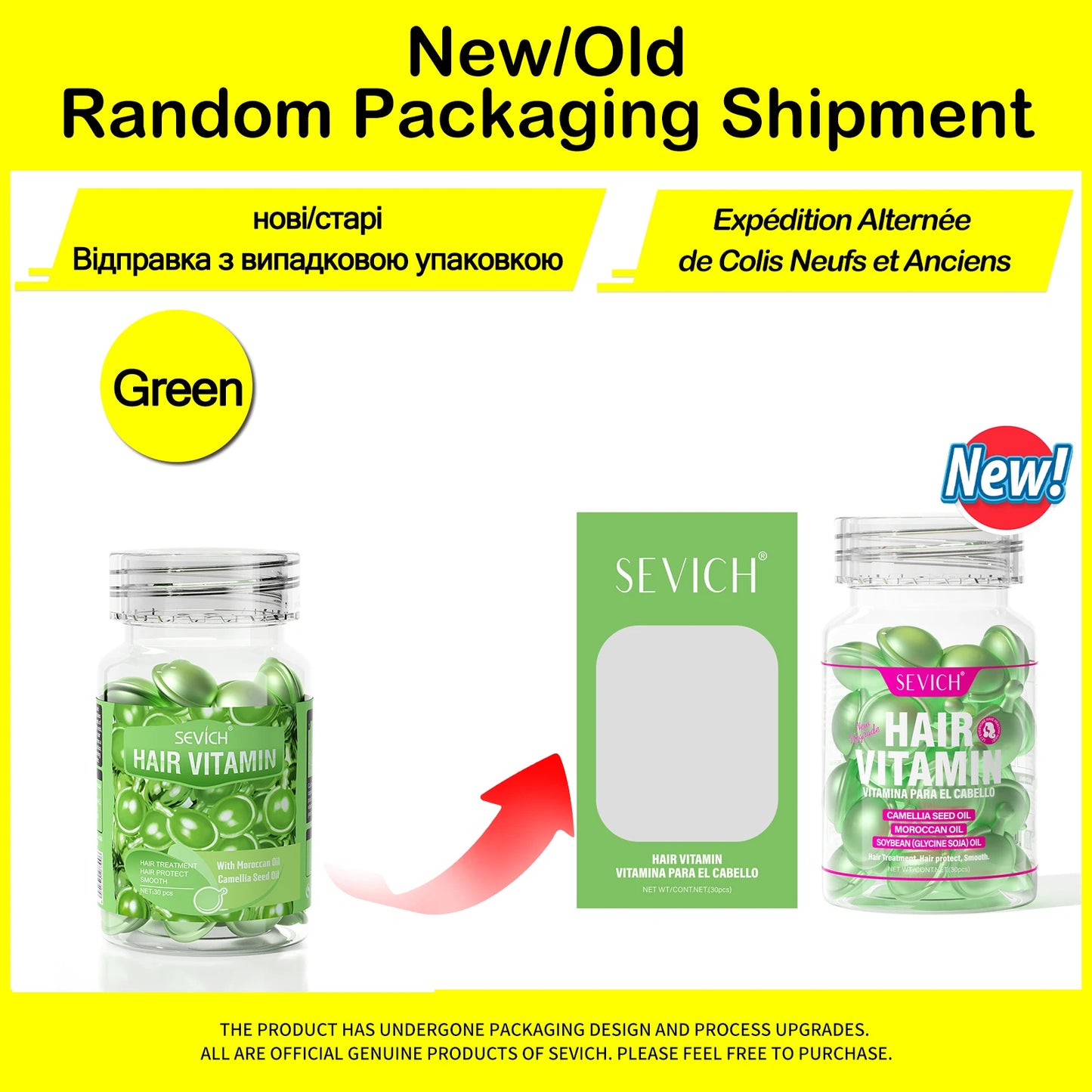 Sevich HairGlow™ Vitamin Capsules — Beauty & Health Hair Care Product