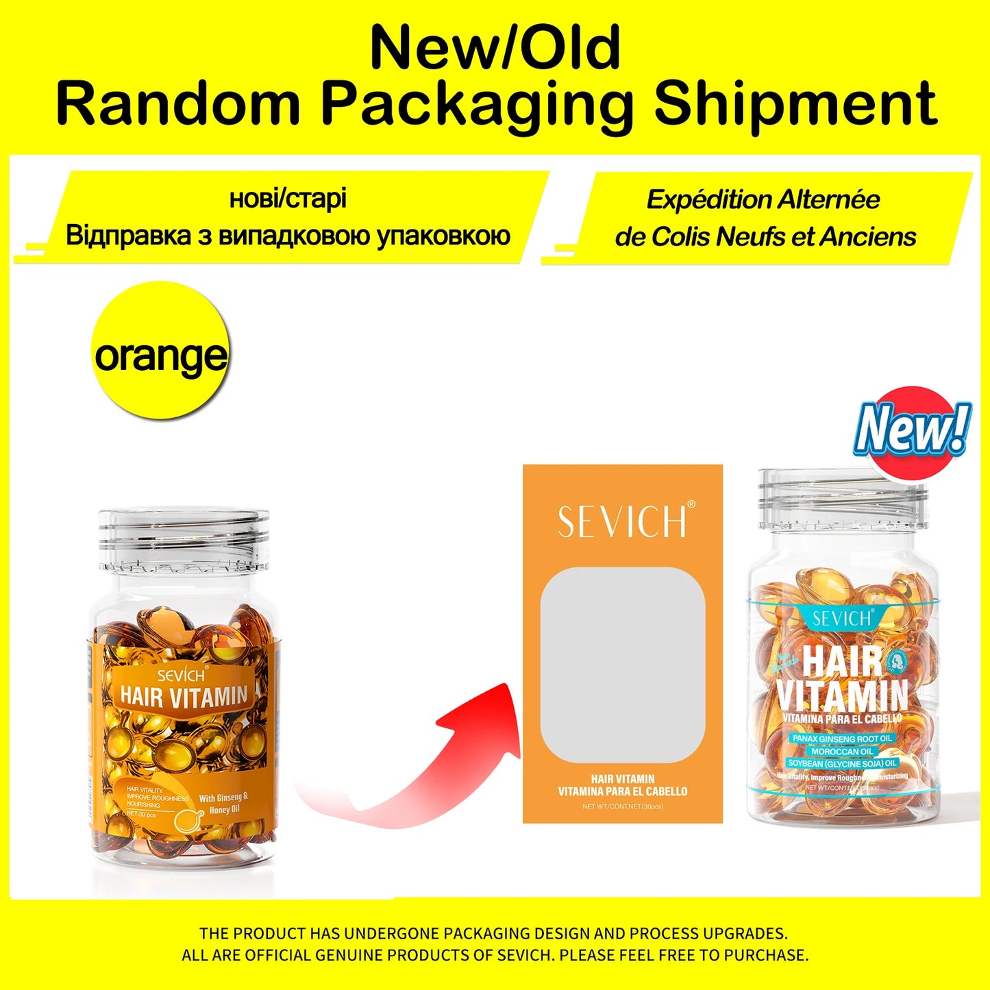 Sevich HairGlow™ Vitamin Capsules — Beauty & Health Hair Care Product