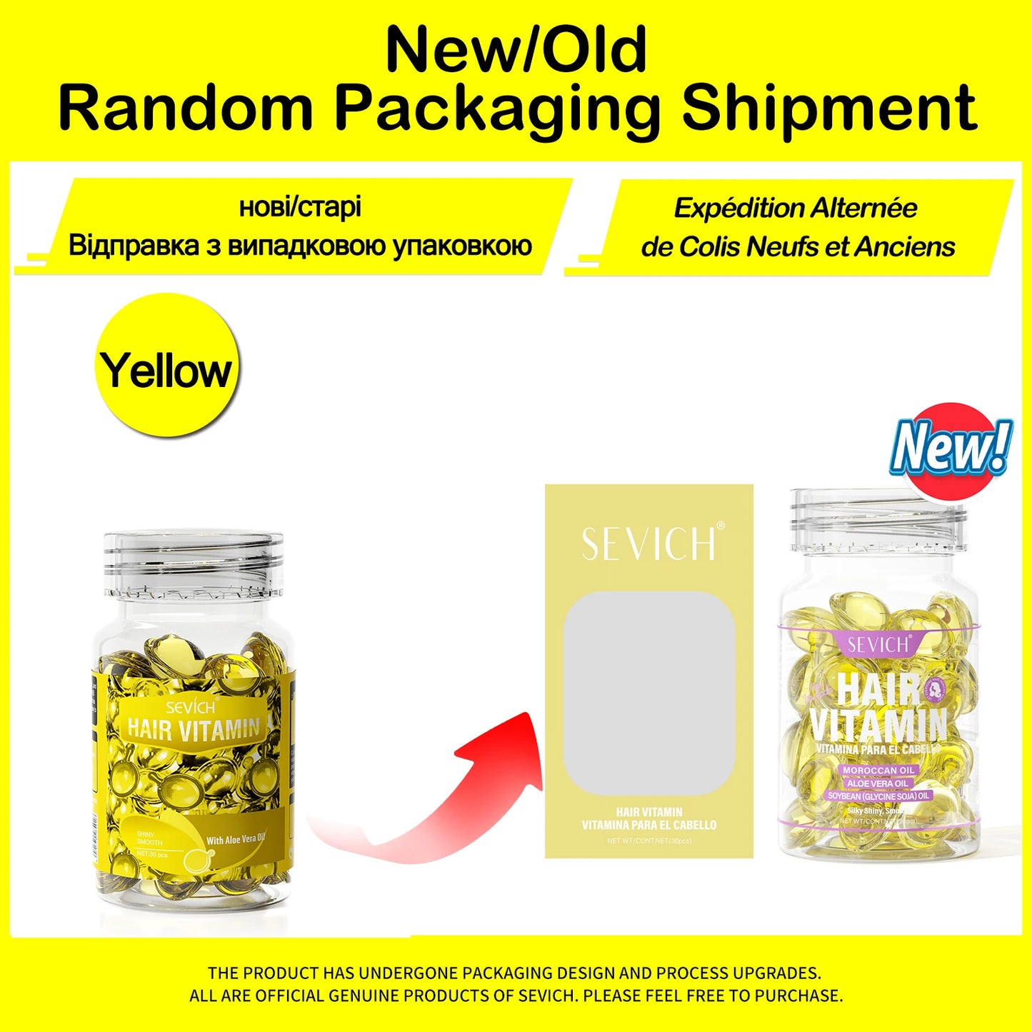 Sevich HairGlow™ Vitamin Capsules — Beauty & Health Hair Care Product